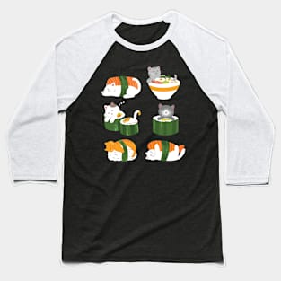 Sushi Cats Baseball T-Shirt